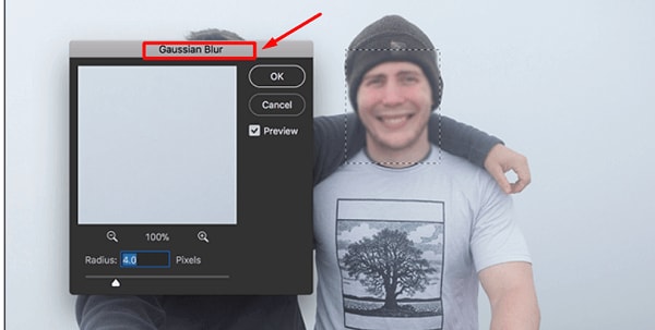 blur faces in photoshop