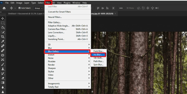 how to blur background in photoshop