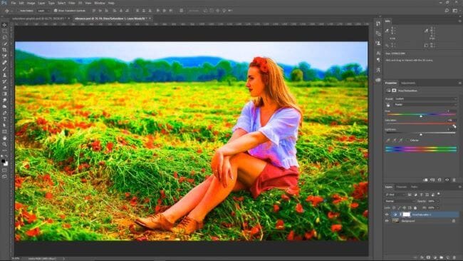 fotografi color grading - saturasi