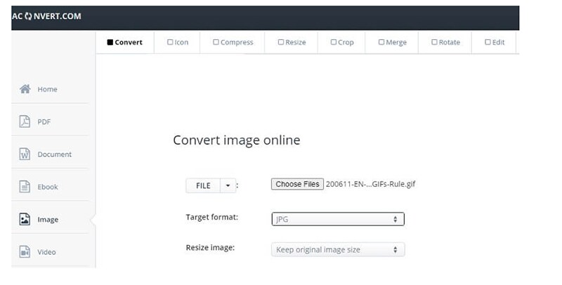 Como Converter GIF para JPG Online Gratuito? 