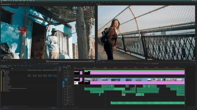 how to use lumetri color in after effects- add footage