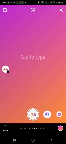  load a video on instagram story