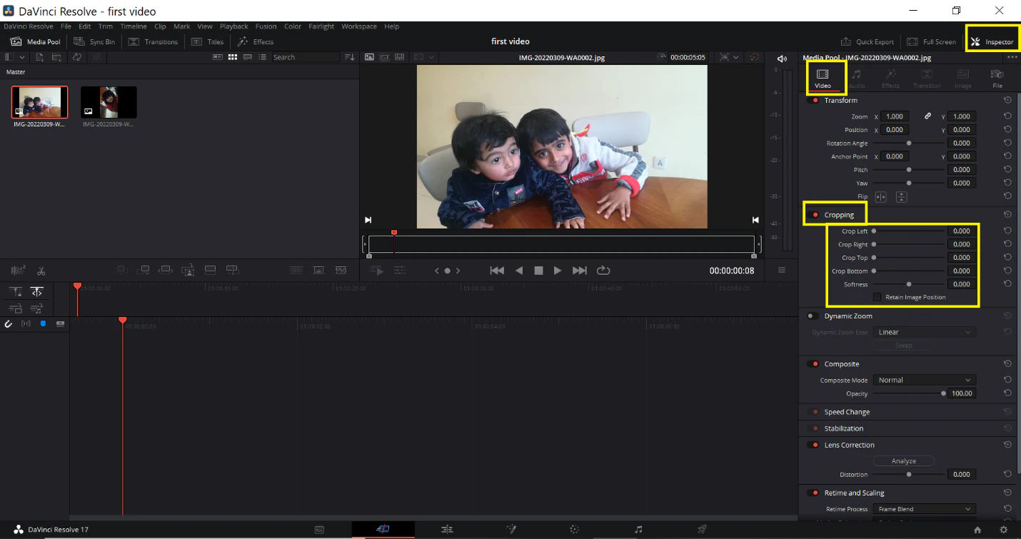 4k video looks very small on 4k timeline : r/davinciresolve