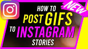 Agregarles GIF a las historias de Instagram.