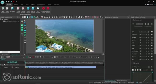 aparador de vídeo sem marca d'água - VSDC editor de vídeo gratuito