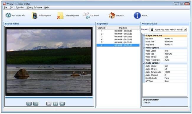 video trimmer without watermark - Weenysoft