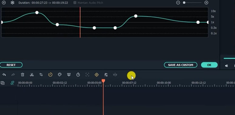 Sesuaikan kecepatan keyframe video