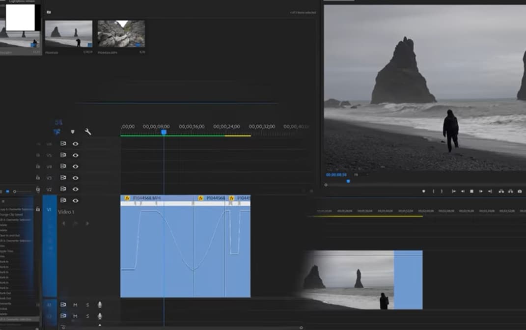 Speed ramping dans Premiere Pro