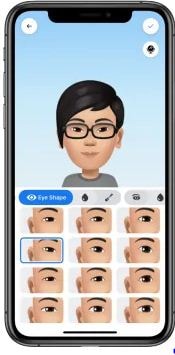 Creazione di un avatar di Facebook: personalizzazione di occhi, naso e corpo