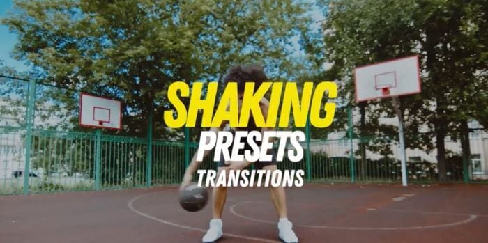 пресет дрожания камеры для Premiere Pro — Shaking Presets Transitions