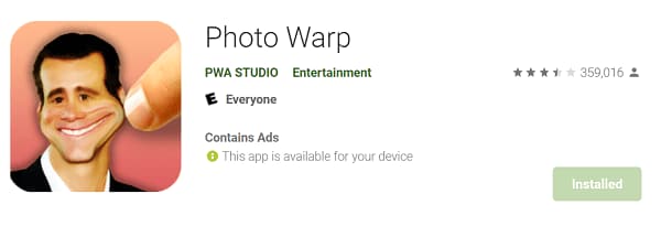 Verzerren Sie Fotos auf Android mit Photo Warp