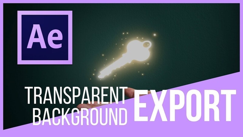 Wie exportiert man Videos mit transparentem Hintergrund in After Effects