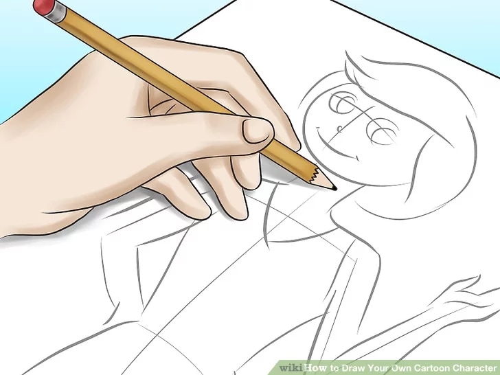 Cómo dibujar tu propio personaje de caricatura 03