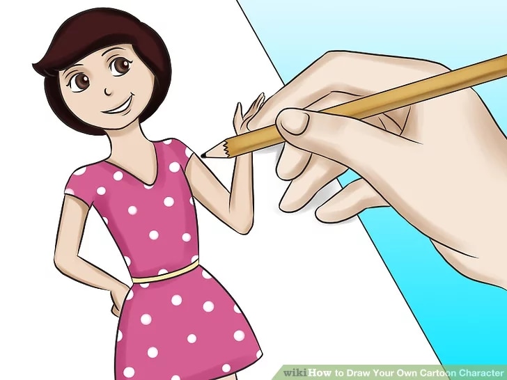 how to draw your own cartoon character 04
