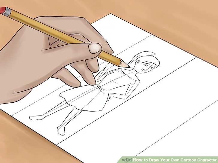 كيفية رسم شخصية الكارتون الخاصة بك 09