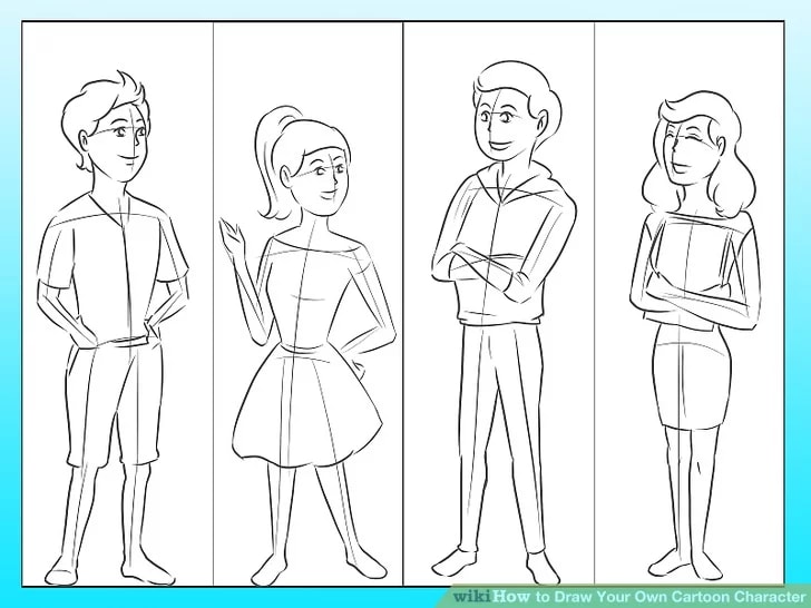 how to draw your own cartoon character 10