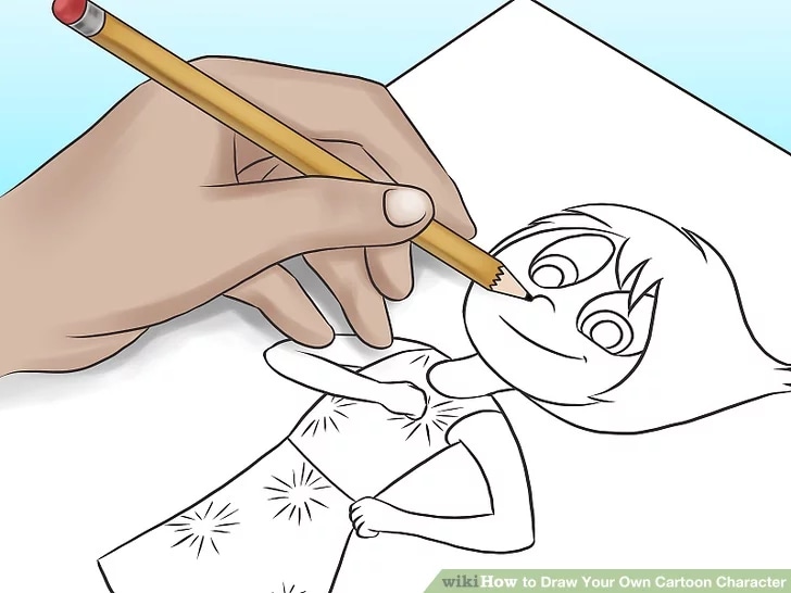 how to draw your own cartoon character 01