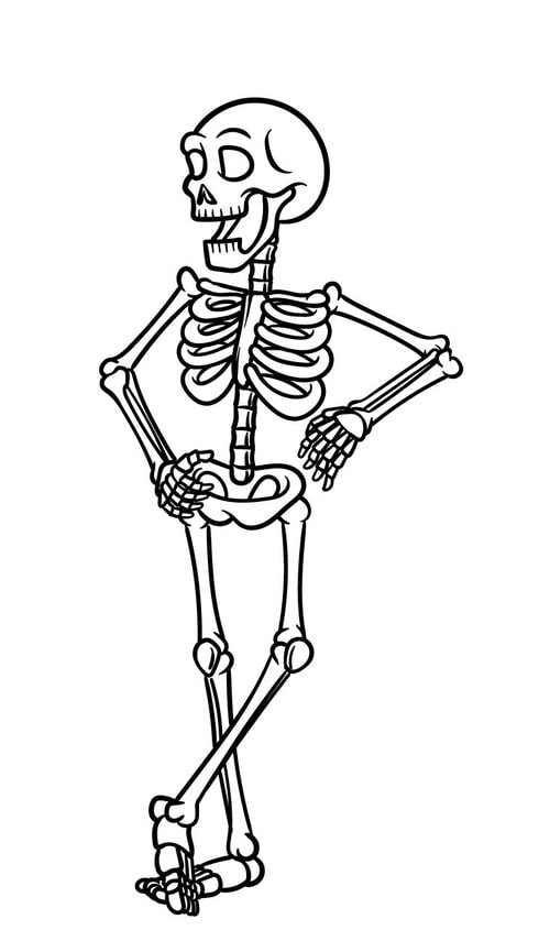 Cómo dibujar una caricatura de esqueleto – Una guía paso a paso