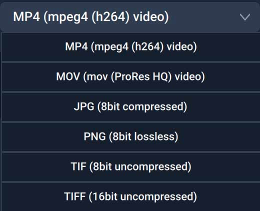 selezione output