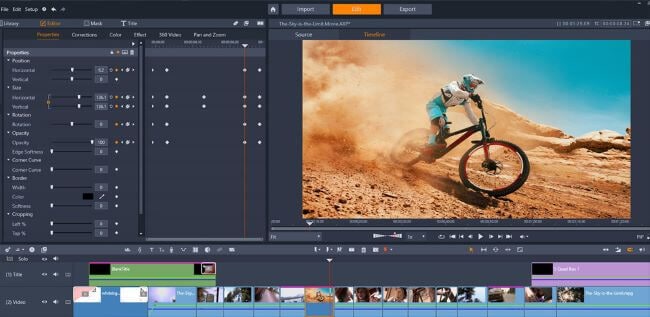 top video editor with useful masking - Pinnacle Studio
