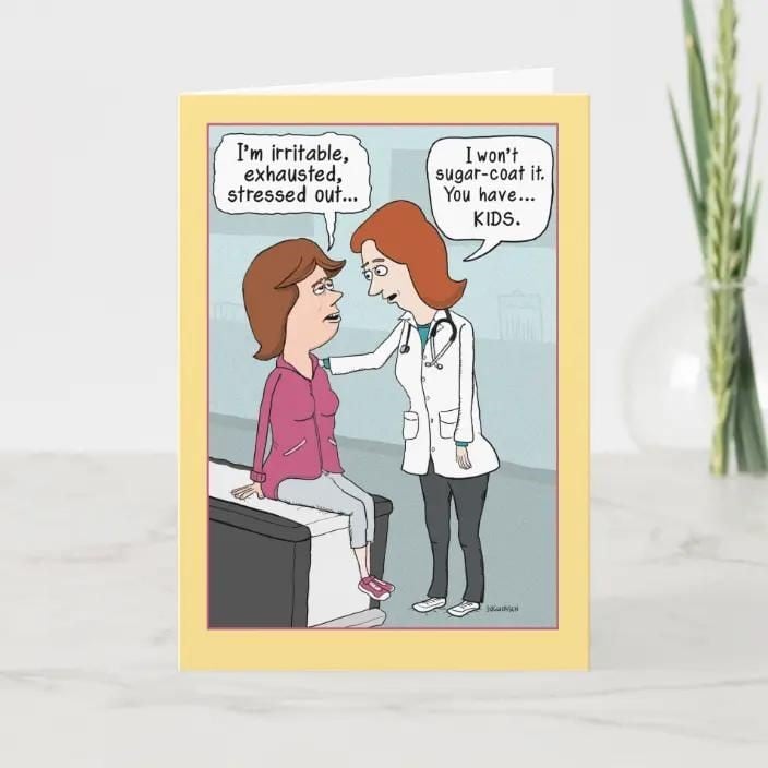 sarcastic mother’s day card