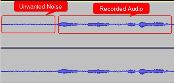 remove audio distortion from video using audacity