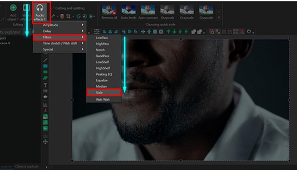 cara menghilangkan distorsi audio dengan menggunakan VSDC