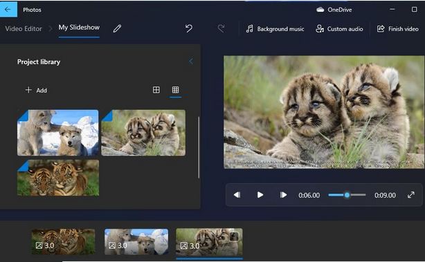 Setting Up a Video Editor Image Slideshow- Adding Images to the
        Presentation Slides