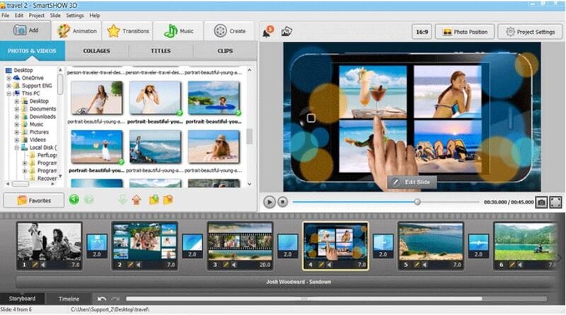 SmartSHOW 3D Slideshow Creator Программное обеспечение