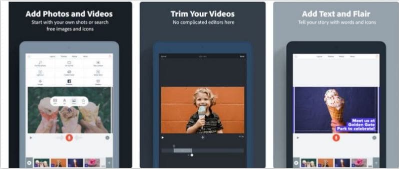 Adobe Spark Instagram Story Slideshow Creator