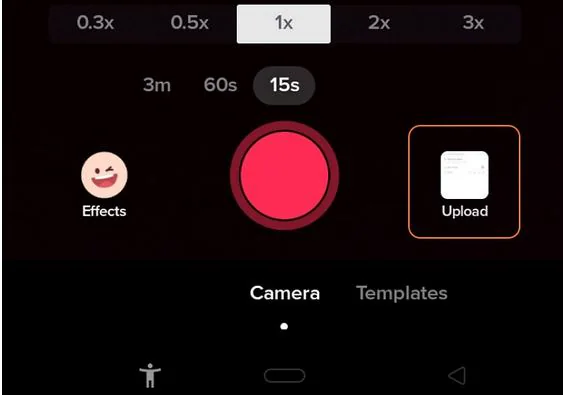 Acelerar los Videos de TikTok guardados localmente - Subir el Video Seleccionado