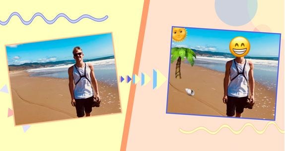 Die 5 besten Tools zum Einfügen von Emojis in Bilder auf dem Computer - Kapwing