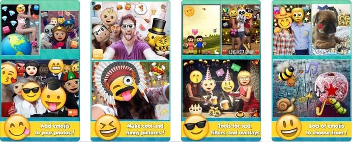 Die 6 besten Tools zum Einfügen von Emojis in Bilder auf dem iPhone - Insta Emoji Photo Editor