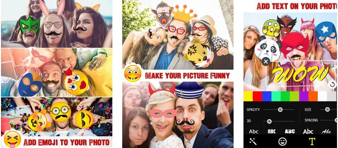 Les 6 meilleurs outils pour mettre des Emojis sur des photos sur iPhone - Instamoji- Emoji Photo Editor    