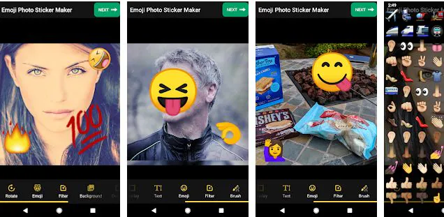 As 6 melhores ferramentas para colocar emojis em fotos no Android- Adicionar adesivos Emoji- Pics Editor and Photo Maker