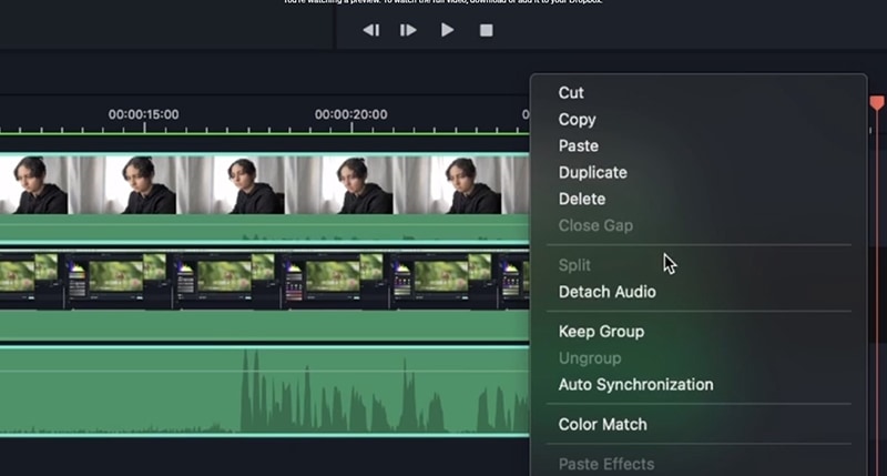 Sync Audio to Video in Filmora