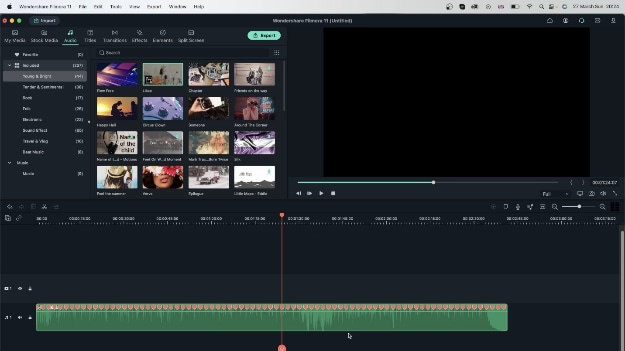 Beat Detection Audio-track on the Timeline