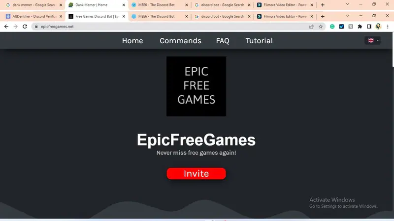 Add EpicFreeGames Discord Bot