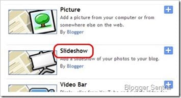 Add the Slideshow Widget
