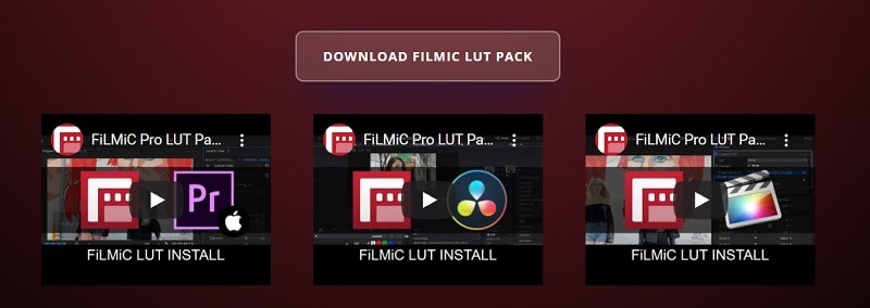 iphone lut - Filmic Pro