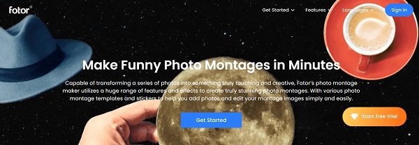 Online Photo Montage Maker - fotor