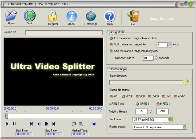 Ultra video splitter