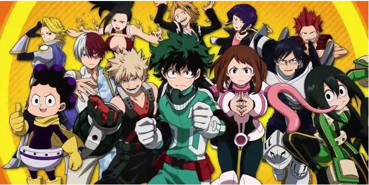 10 Desain Karakter Anime Terbaik - My Hero Academia