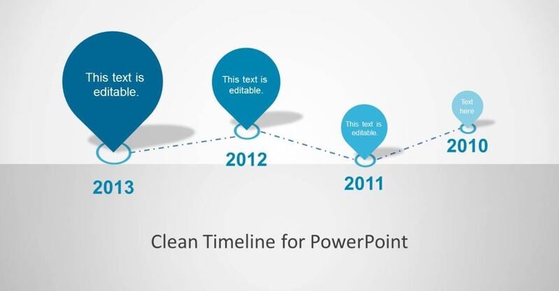 Clean Timeline Template for PowerPoint
