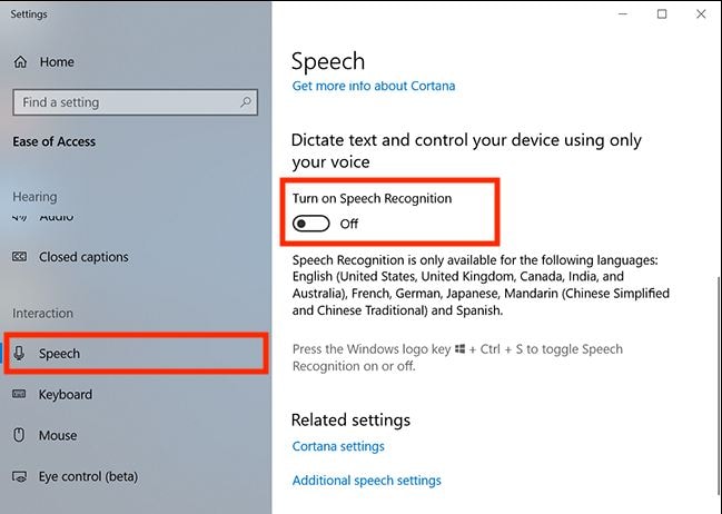 10 Aplikasi Speech-to-Text Terbaik-Windows 10 Speech Recognition
