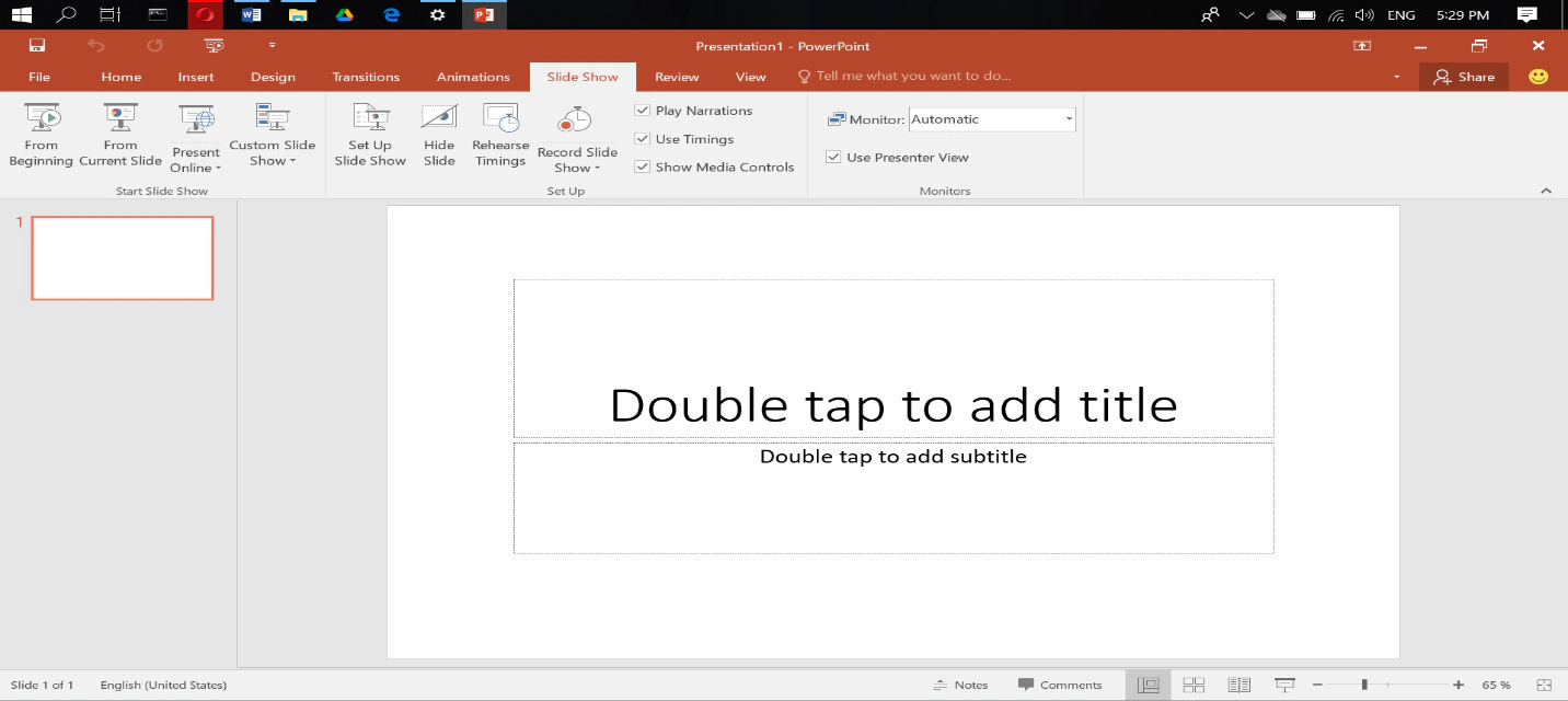 how to do speech to text on powerpoint