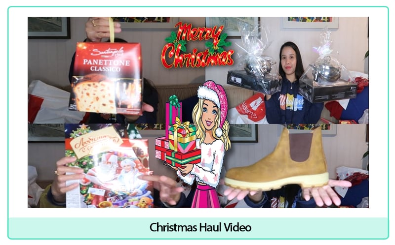 vidéo christmas haul