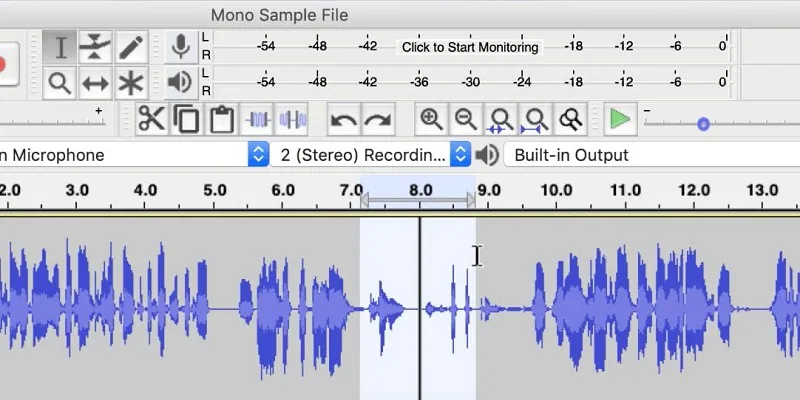 combina clip audio audacity