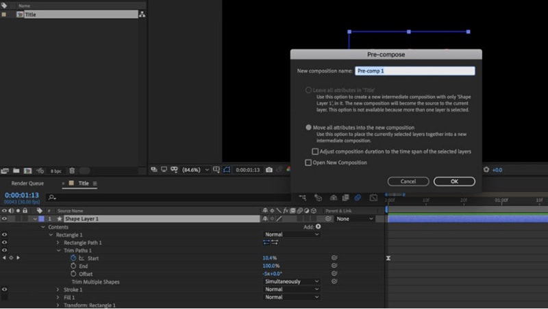 Créer une animation de sortie dans After Effects