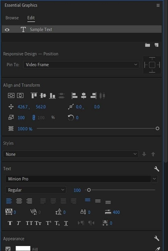 customize title premiere pro